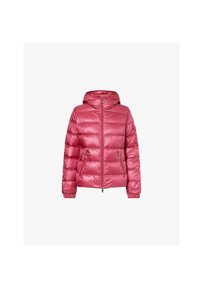 Womens Moncler Glesse Hooded Short Down Jacket