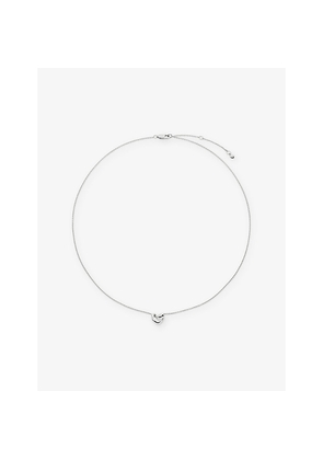 Womens Monica Vinader Infinity Heart Small Sterling-Silver Necklace