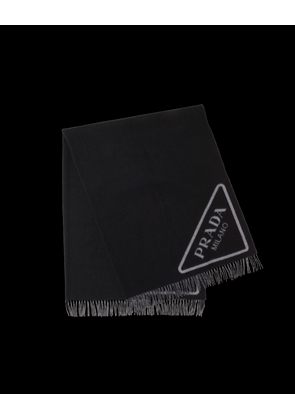 Double cashmere throw