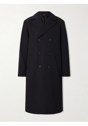 A.P.C. - Double-Breasted Twill Trench Coat - Men - Blue - XS