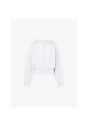 Womens We Are Tala Cocoon Zip-Through Cotton-Blend Hoody