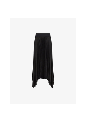 Womens Joseph Ade Plissé Crepe Midi Skirt
