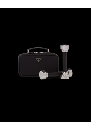 Re-Nylon and Saffiano leather hand weights carry case