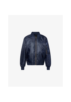 Womens Anine Bing Leon Woven-Shell Bomber Jacket