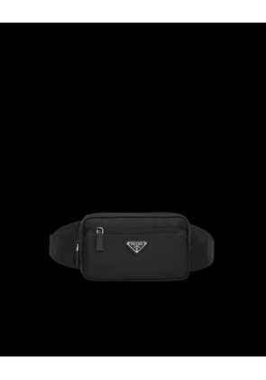 Re-Nylon and Saffiano leather belt bag