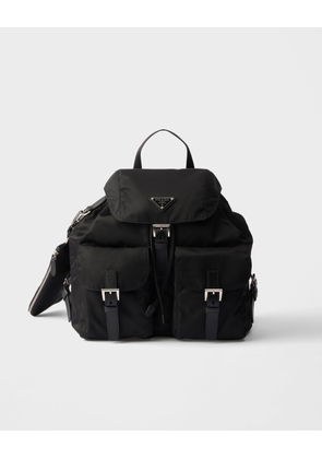 Medium Re-Nylon backpack with pouch