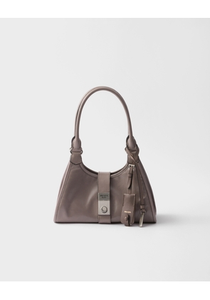 Small leather tote bag