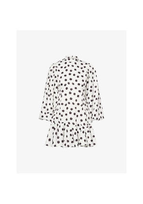 Womens Sister Jane Illume Spot Woven Mini Dress