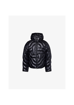 Mens Casablanca Hooded Shell-Down Puffer Jacket