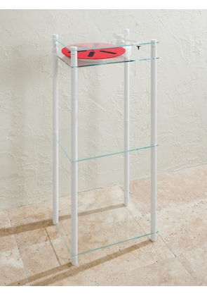 TRANSPARENT SPEAKER - Transparent Turntable with Aluminum and Glass Stand - Men - Neutrals