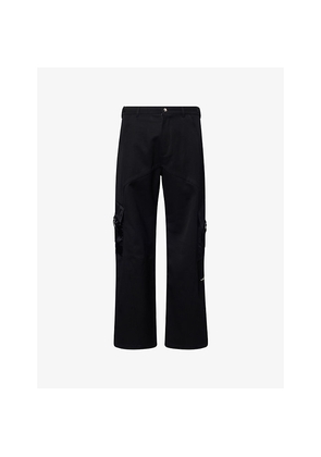 Mens Casablanca Patch-Pockets Cargo Cotton Trousers