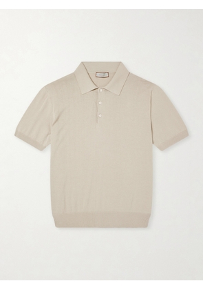Canali - Cotton Polo Shirt - Men - Neutrals - IT 46