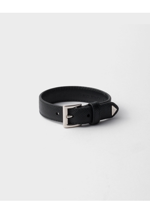 Saffiano leather bracelet