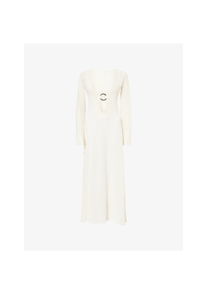 Womens Monday Montego Crochet-Knit Maxi Dress