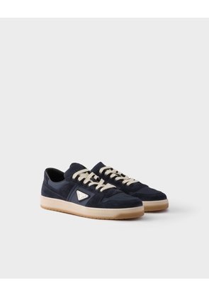 Downtown Re-Nylon and suede sneakers