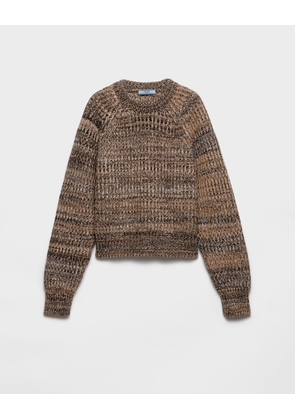 Wool and cashmere crew-neck sweater