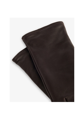 Womens Nour Hammour Short Split Leather Gloves