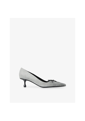 Womens Jimmy Choo Scarlett 50 Denim Pumps