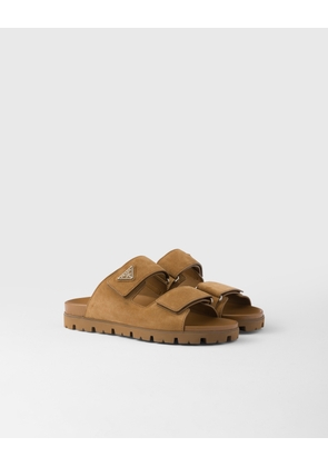 Suede band sandals