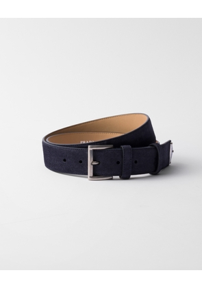 Suede belt
