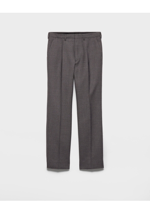 Wool and silk pants