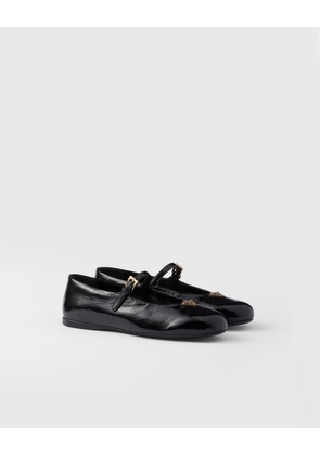 Naplak patent leather ballerinas