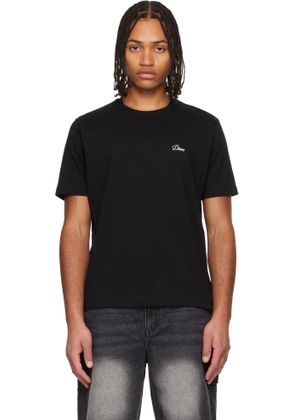 Dime Black Cursive Small Logo T-shirt
