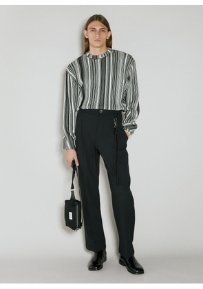 Song for the Mute Loose Pleated Suit Pants - Man Pants Black Eu - 48