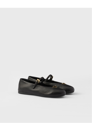 Nappa leather ballerinas