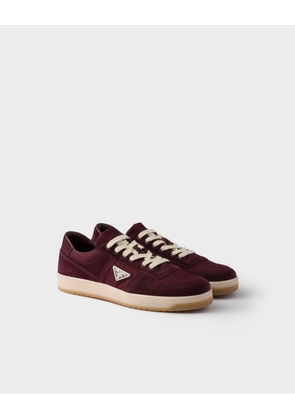 Downtown Re-Nylon and suede sneakers