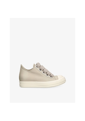 Womens Rick Owens Jumbo Lace Low Leather Trainers