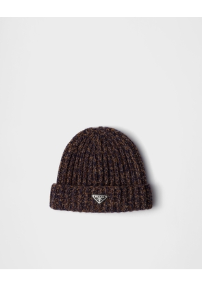 Wool and cashmere beanie