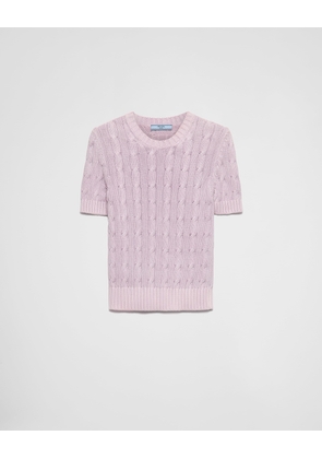 Cotton crew-neck sweater