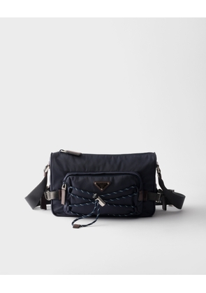 Prada Speedrock Re-Nylon and leather shoulder bag