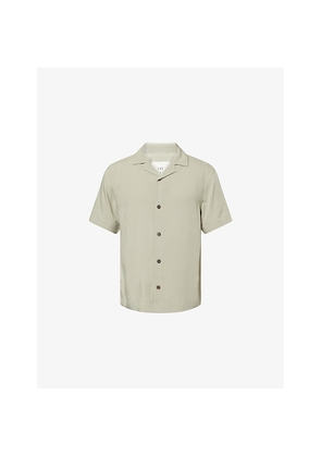 Mens Che Valbonne Camp-Collar Woven Shirt
