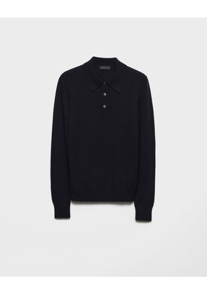 Cashmere polo shirt