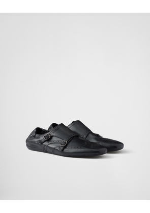 Shuffle double monk strap shoes