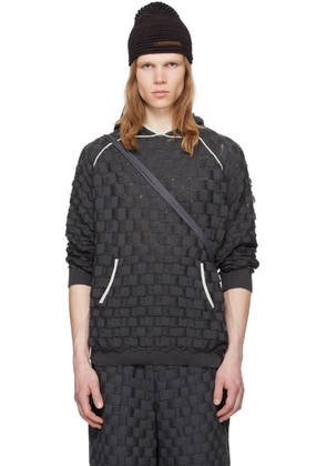 Isa Boulder SSENSE Exclusive Gray Chess Hoodie