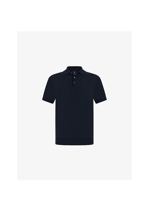 Mens Boggi Superfine Wool Knitted Polo Shirt