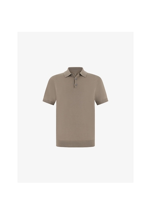 Mens Boggi Superfine Wool Knitted Polo Shirt