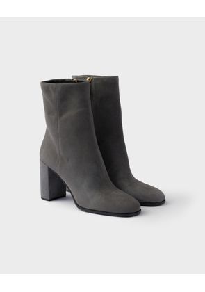 Suede booties