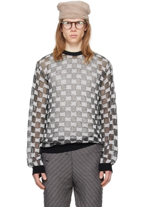 Isa Boulder SSENSE Exclusive Black & White Sweater