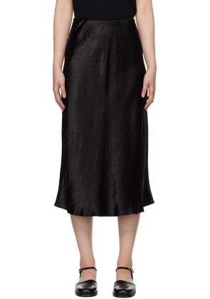 MM by Max Mara Black Alessio Midi Skirt