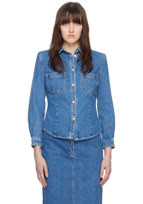 Magda Butrym Blue Classic Denim Shirt