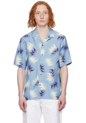Paul Smith Blue Printed Shirt