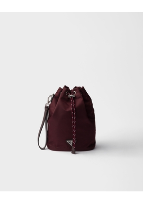 Prada Speedrock Re-Nylon and leather pouch