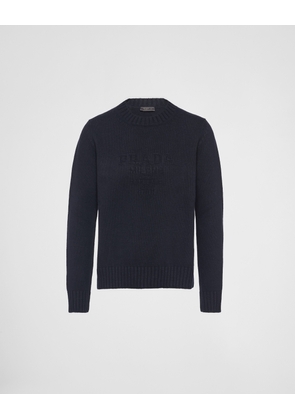 Wool and cashmere crew-neck sweater