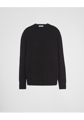 Wool and cashmere crew-neck sweater