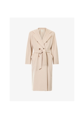 Womens Max Mara Madame Belted Wool and Cashmere Coat