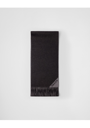 Double cashmere scarf